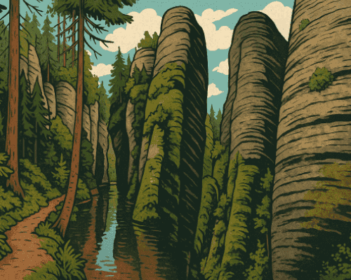 Broumovsko - 2 dni chôdzo-behu