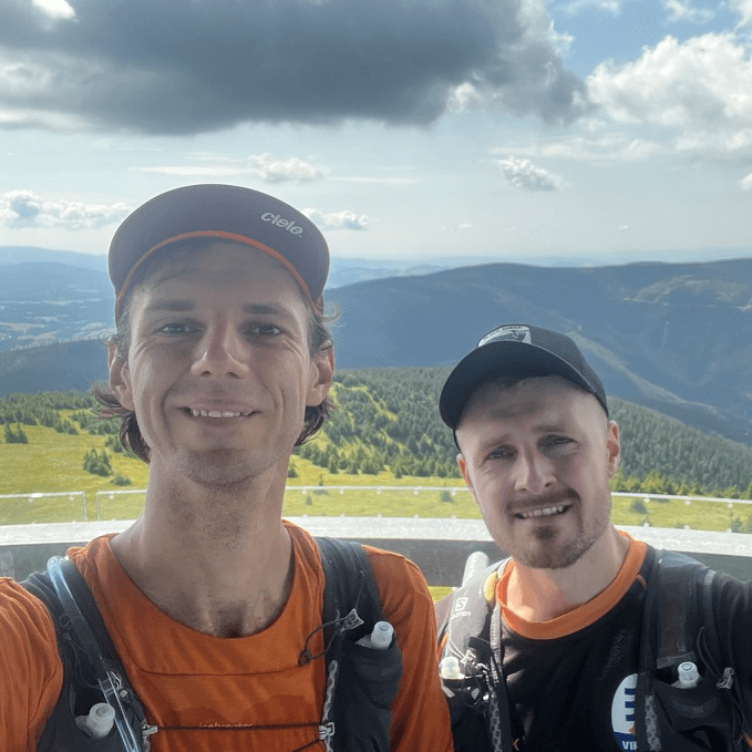 Tomáš a Štefan na trase