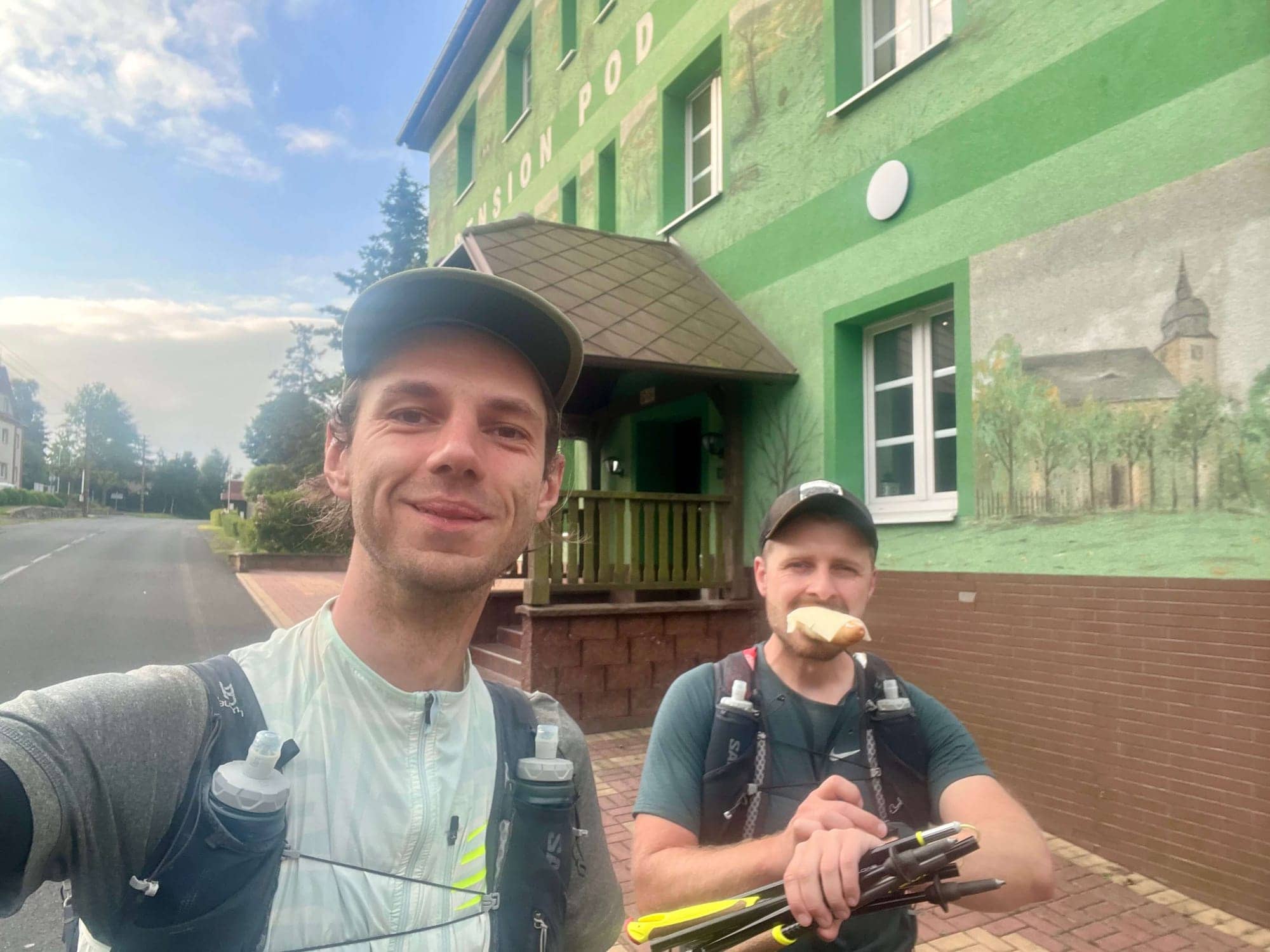 Selfie pred penziónom Pod Lipou