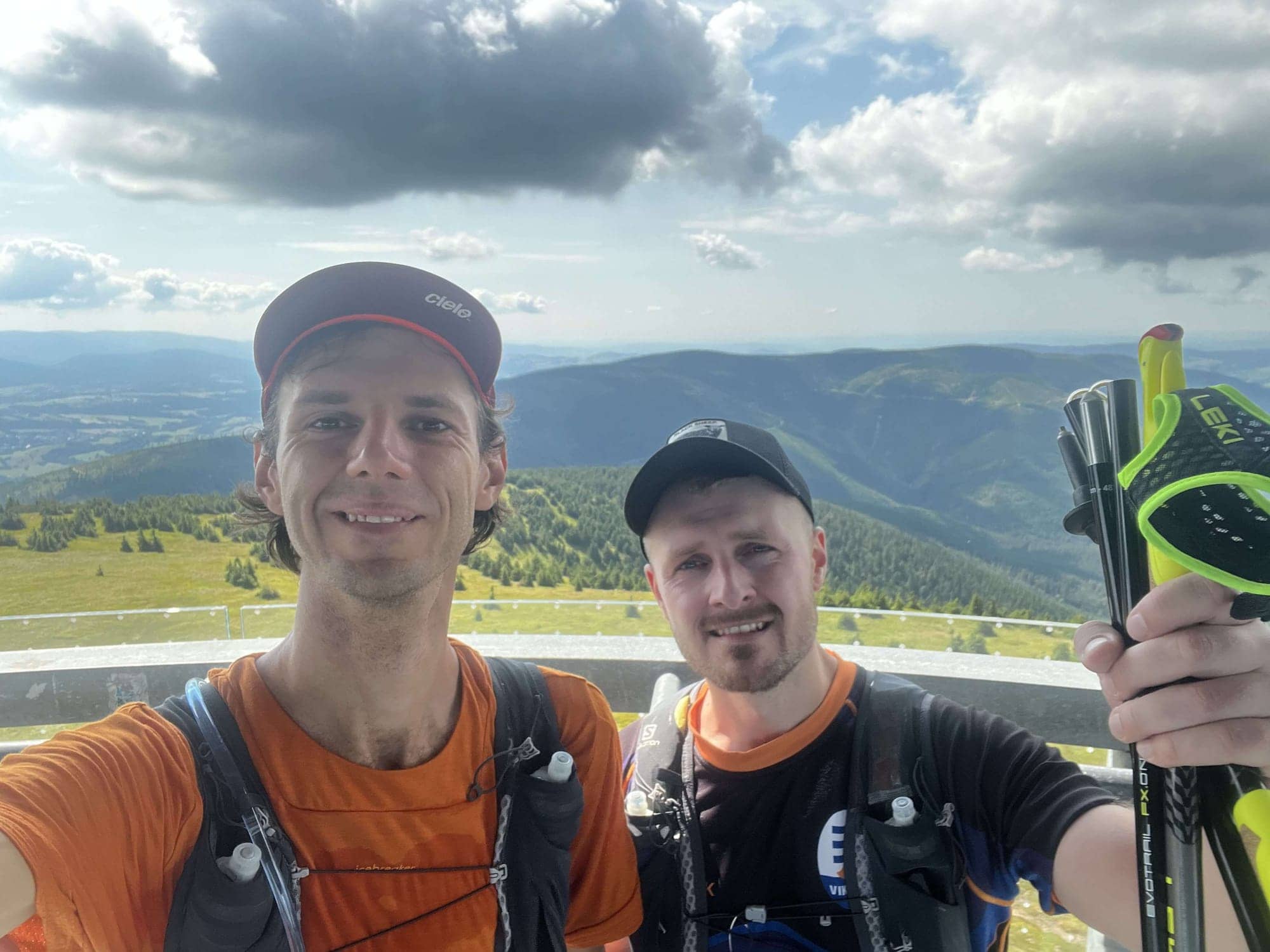 Selfie na rozhľadni na Králickom Snežníku